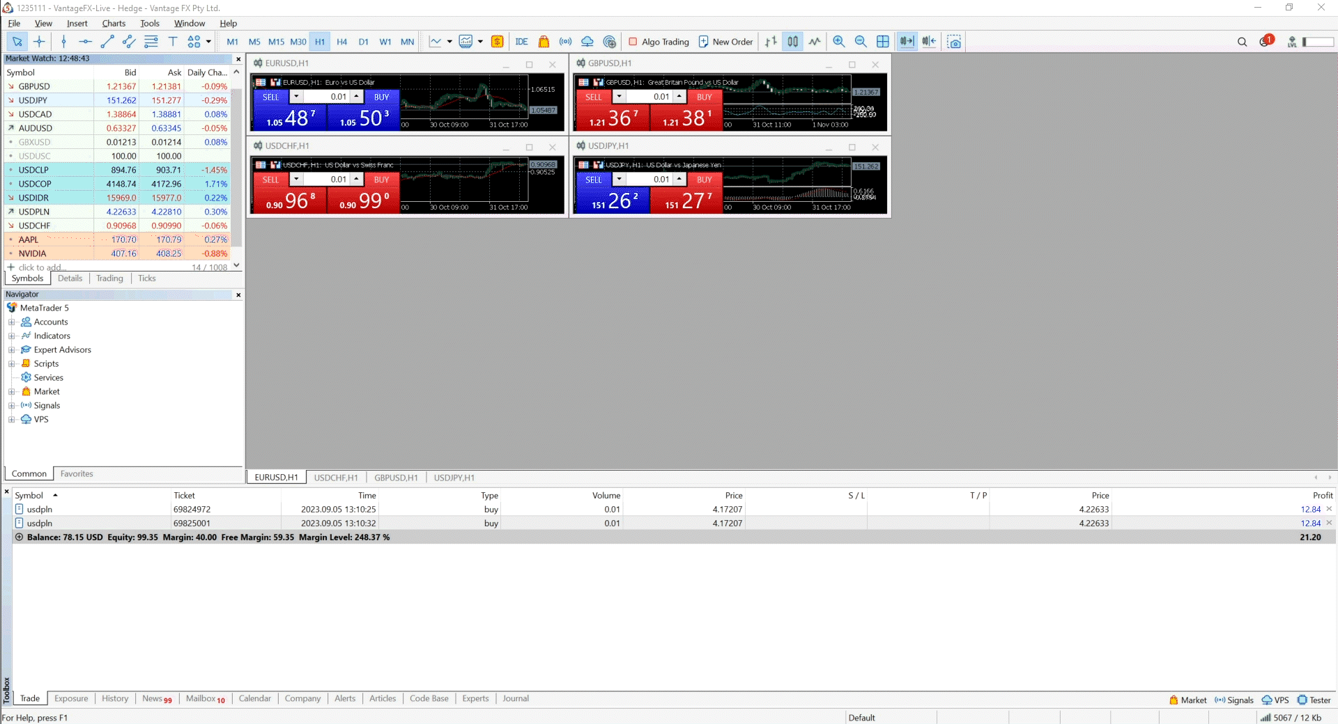 (Market Execution) Opening a trade - Place an order.gif